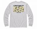 Carhartt Since 1889 Camo Graphic Long Sleeve Shirt – Gray
