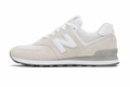 New Balance Suede & Mesh Sneakers – Cream/White Sz 8M 9.5W