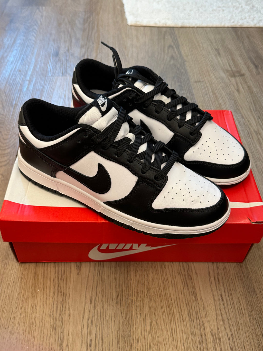 Nike Dunk Low “Panda” – Black/White – Men’s Size 10