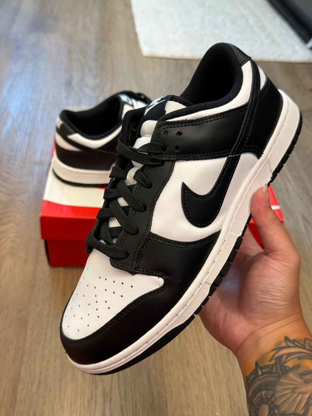 Nike Dunk Low “Panda” – Black/White – Men’s Size 10