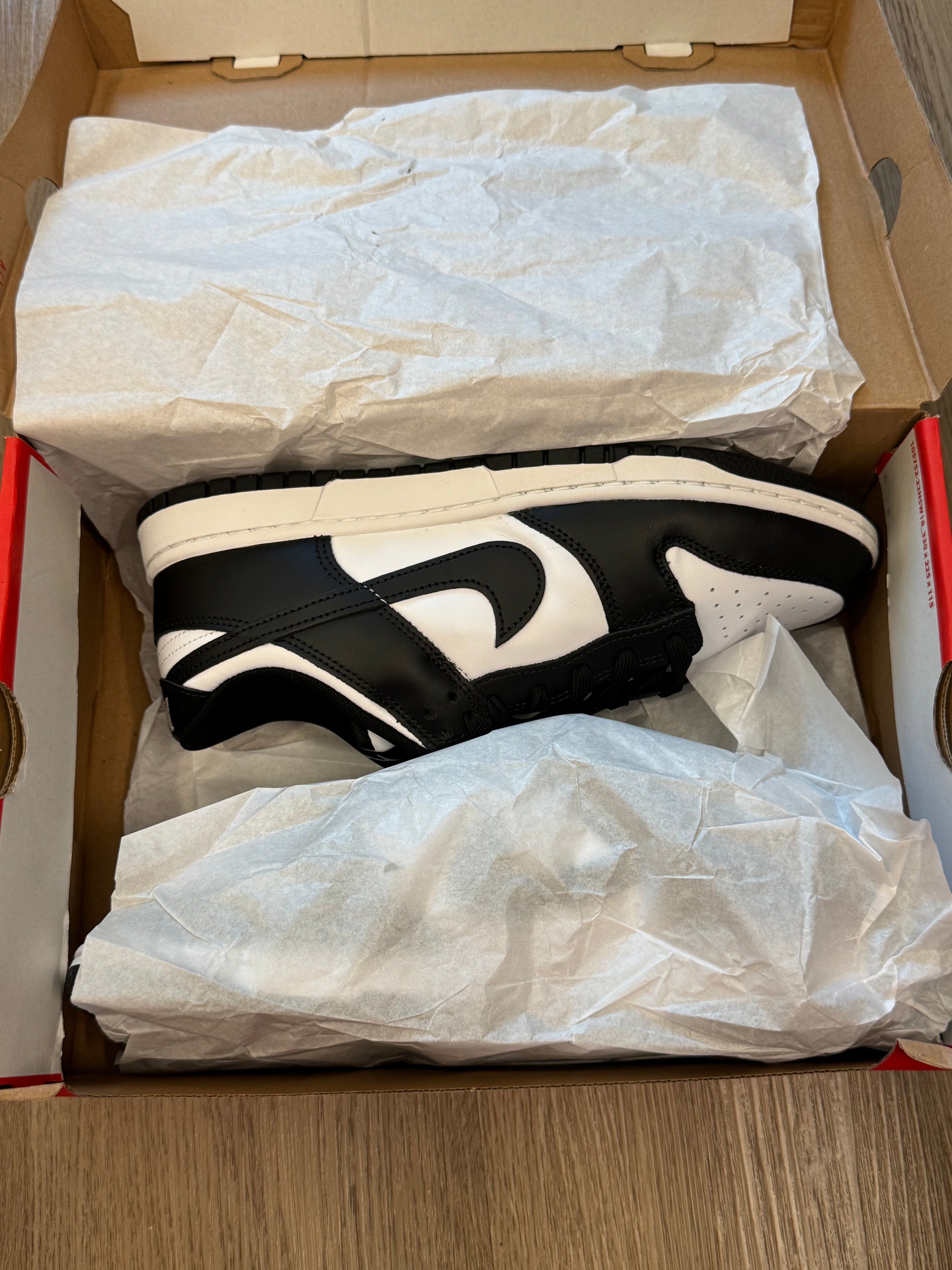 Nike Dunk Low “Panda” – Black/White – Men’s Size 10