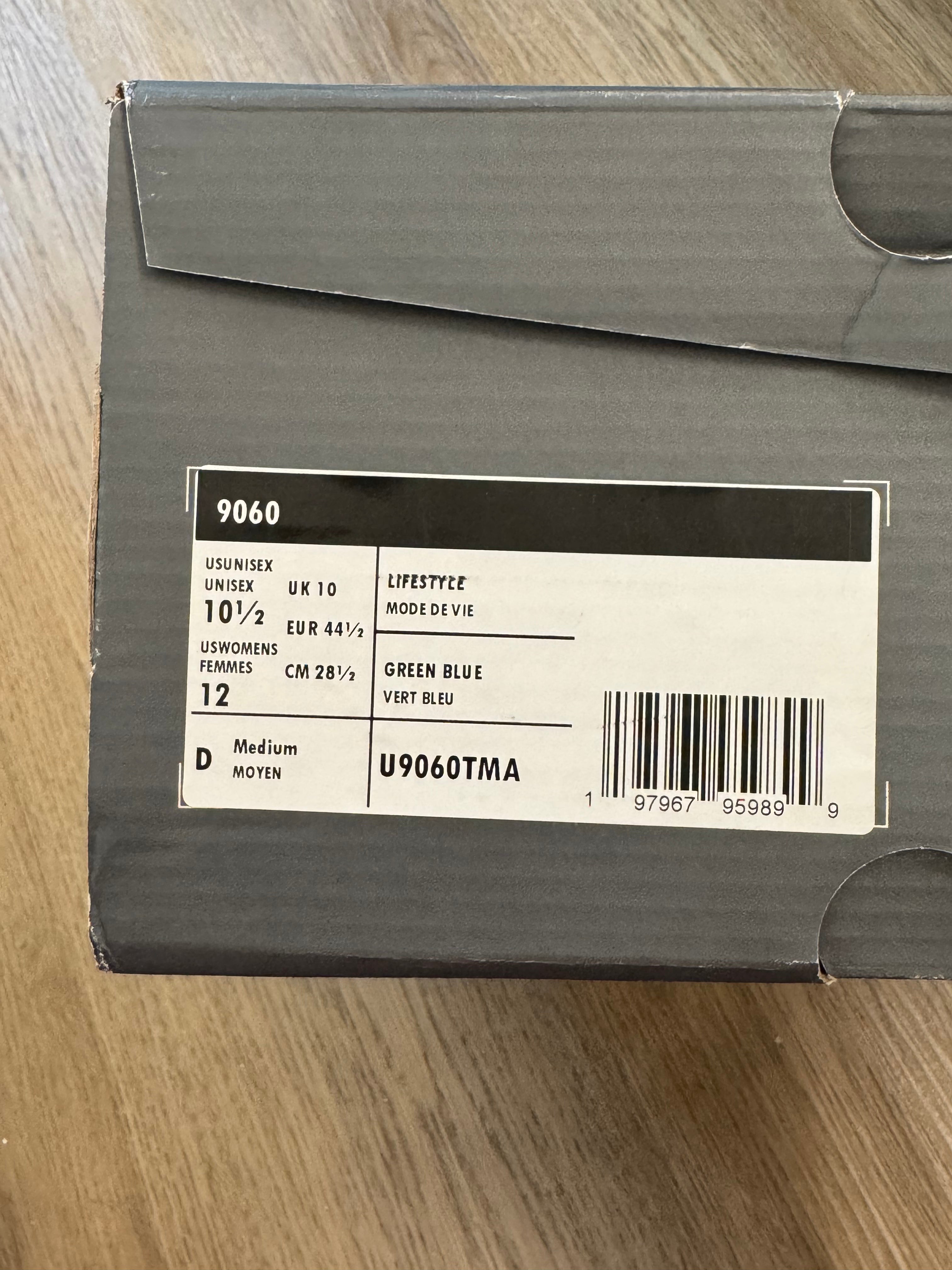 New Balance 9060 “Sweetgrass” – Men’s Size 10.5